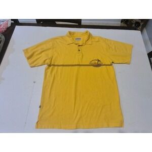 Vintage Gordon & Smith Mens Polo Shirt Men's Medium Yellow G&S Skate/Surf